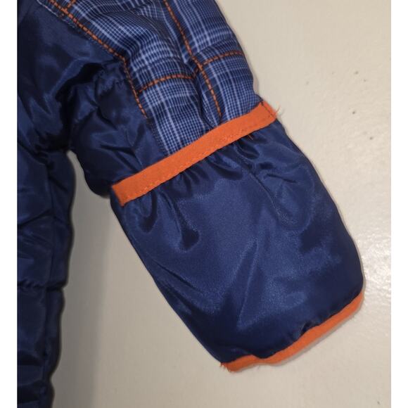Baby Xtreme Blue Snowsuit 12 Months One Piece Snowmobile Suit Fleece Inner New - Picture 6 of 16